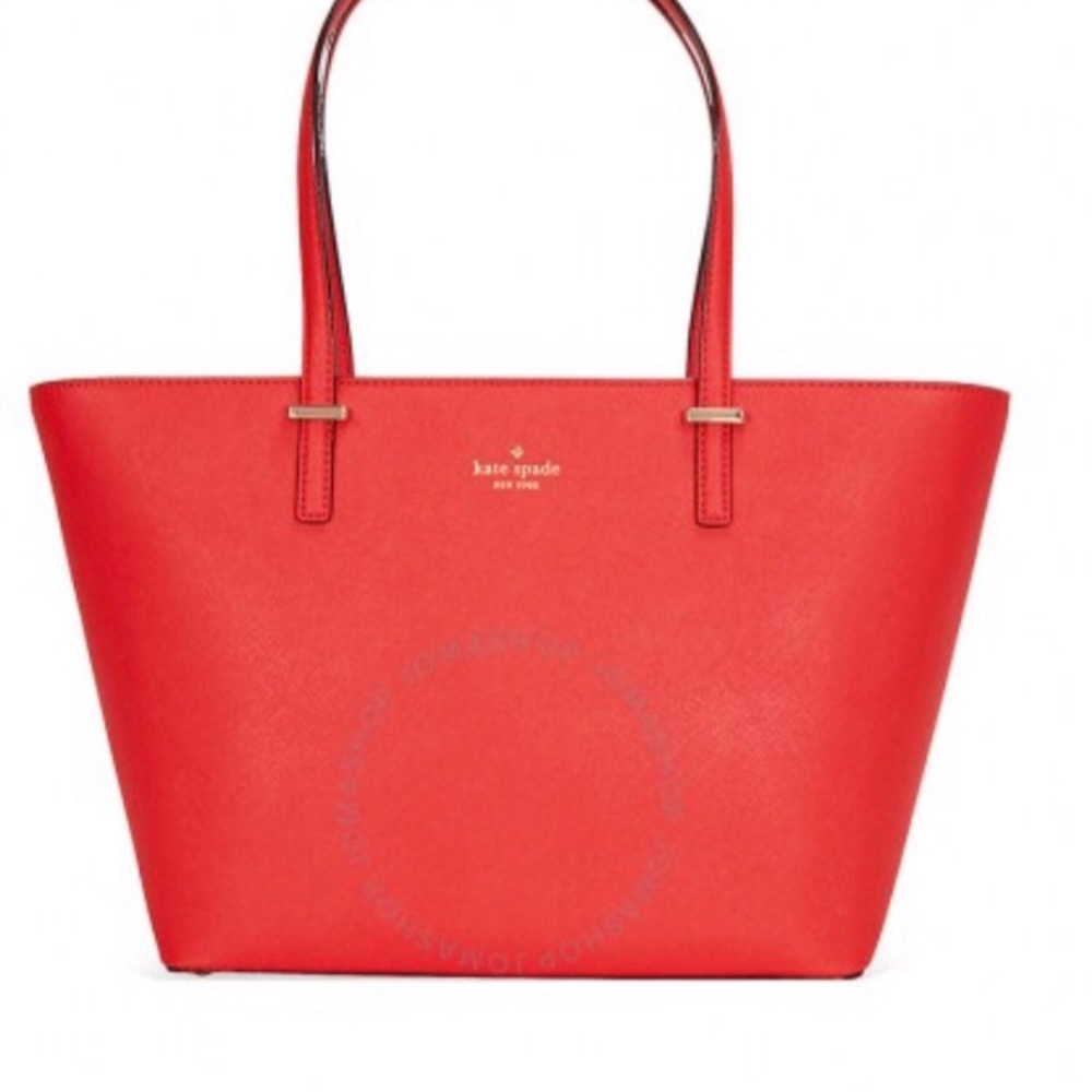 Red Kate Spade tote. Never been used.